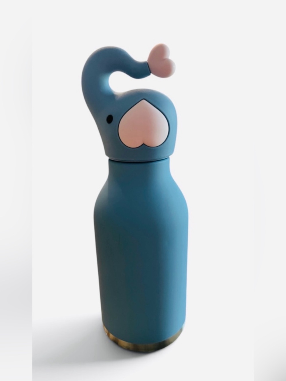 Asobu Blue Elephant Kids Water Bottle - Cute Leakproof Design